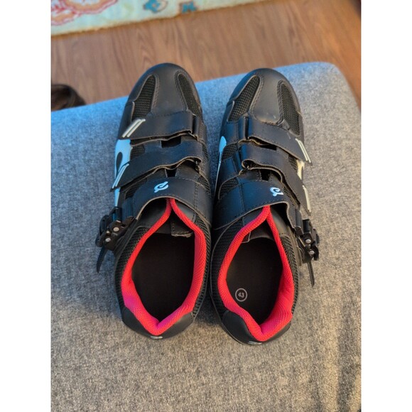 EUC Peloton cycling bike shoes with look delta cleats EU 43 US men's 10 - Picture 5 of 7